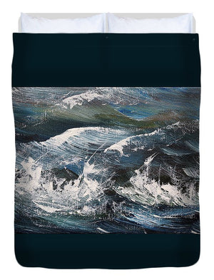 Whitecaps at Sea - Duvet Cover