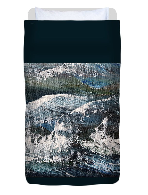 Whitecaps at Sea - Duvet Cover
