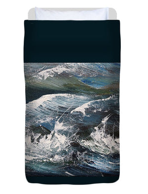 Whitecaps at Sea - Duvet Cover